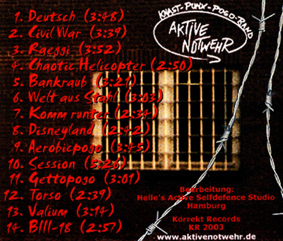 AKTIVE NOTWEHR, CD  GEWALT LÄSST KEINEN KALT