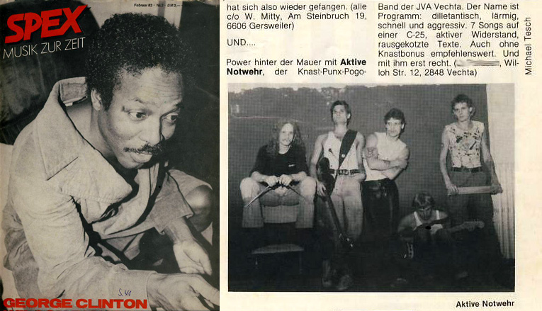 AKTIVE NOTWEHR in der SPEX