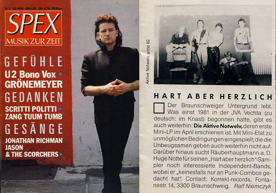 AKTIVE NOTWEHR in der SPEX